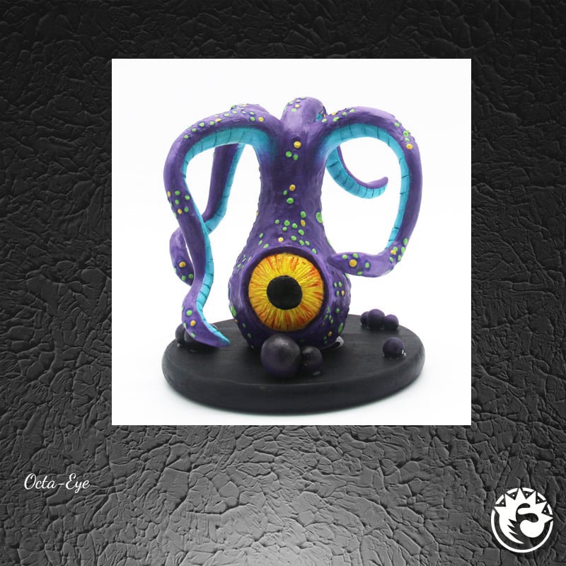 octa Eye wee monster sculpture
