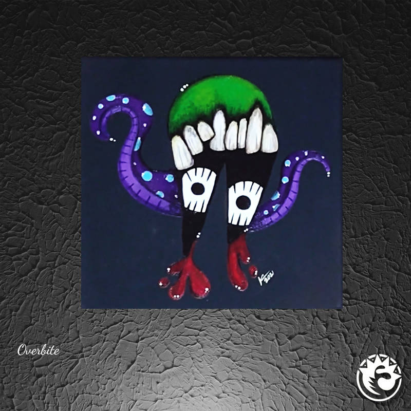 over bite painting