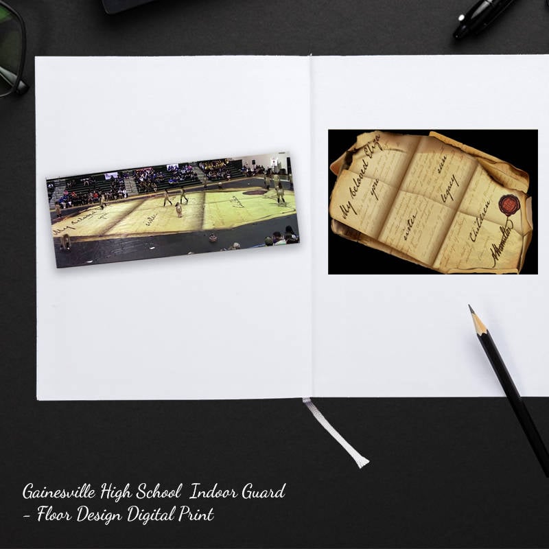 Gainesville High School Color Guard Floor Design 2