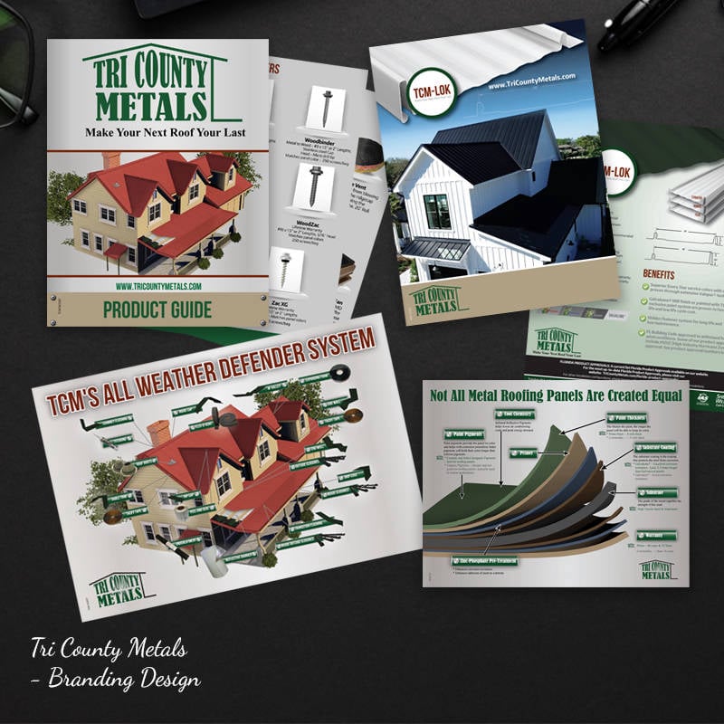 Tri County Metals Branding Design