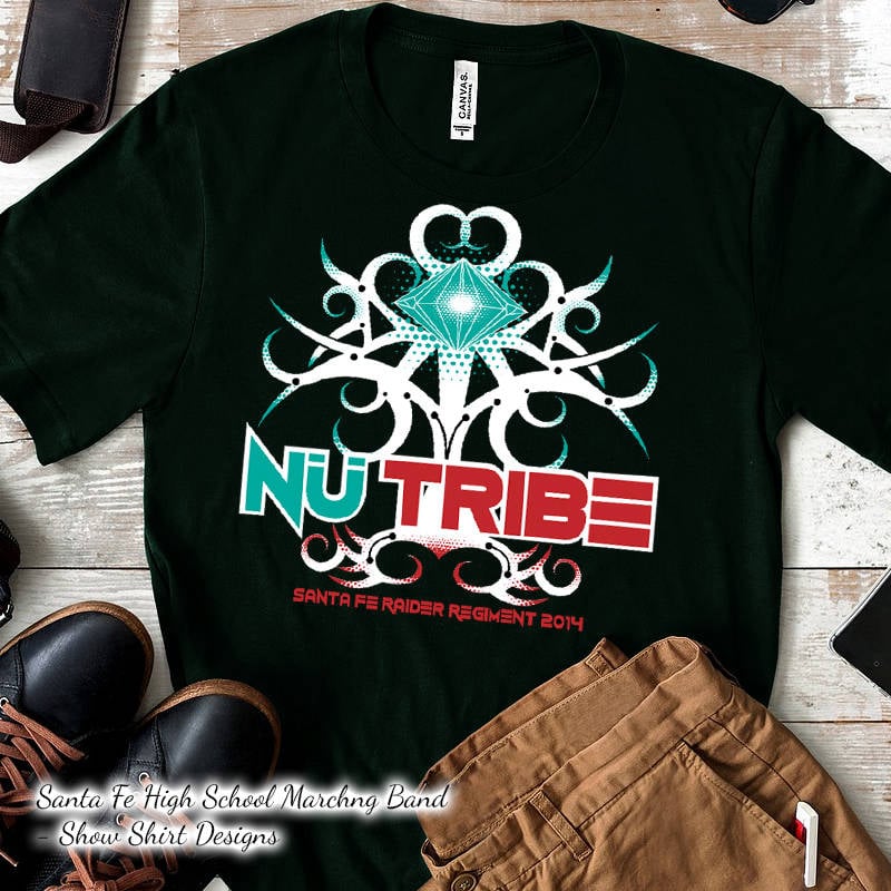 Santa Fe High Band show shirt design 2