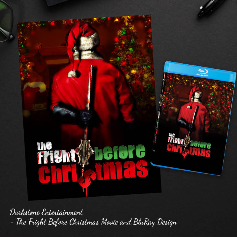 The Fright Before Christmas Movie poster for Darkstone Ent.