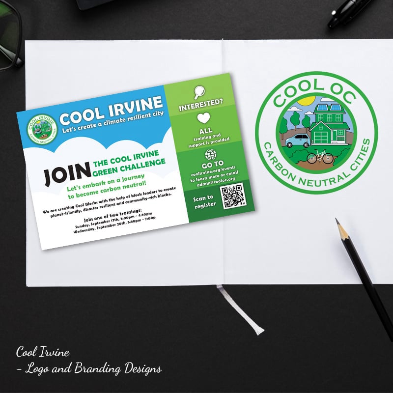 Coll Irvine and Cool Oc Logo and branding design