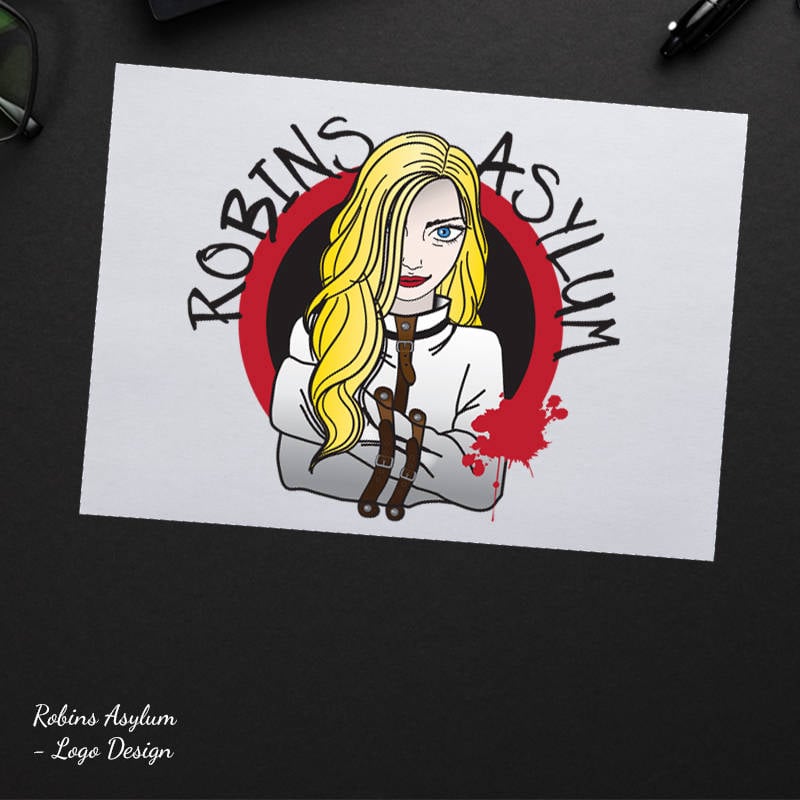 Robins Asylum Logo Design