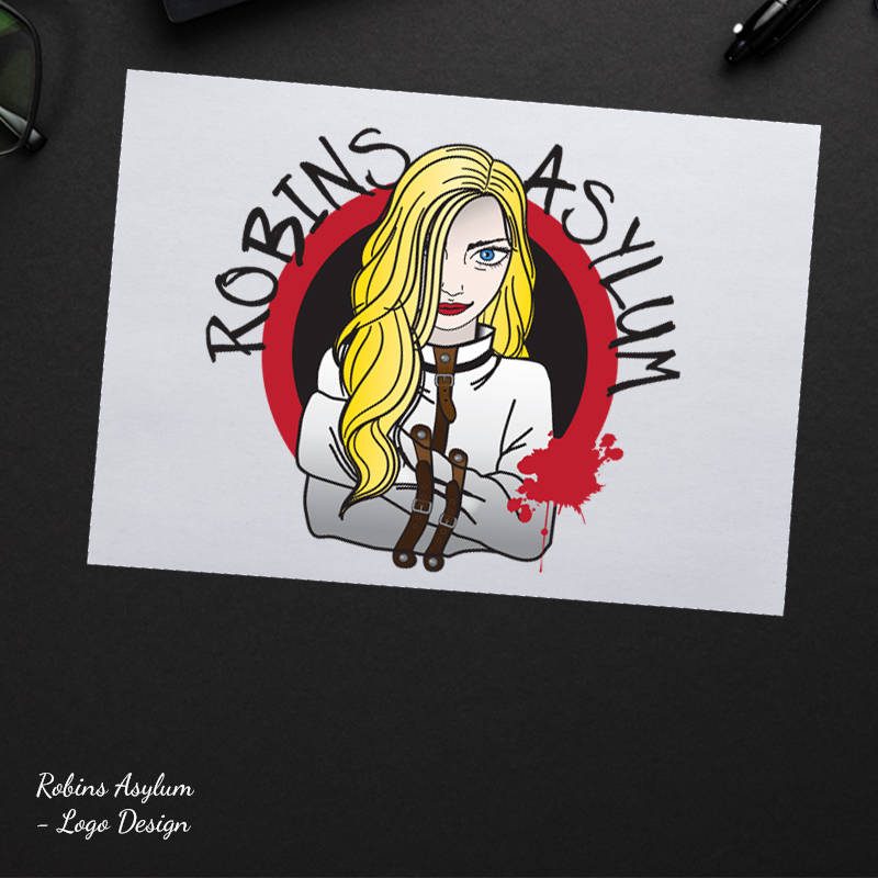 Robins Asylum Logo Design